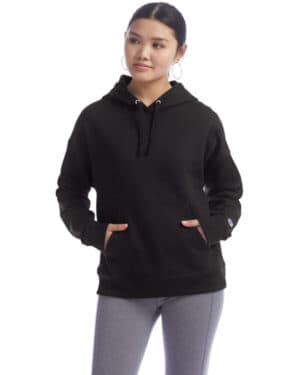 BLACK Champion S760 ladies' powerblend relaxed hooded sweatshirt