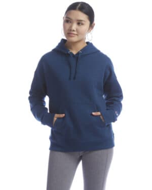 LATE NIGHT BLUE Champion S760 ladies' powerblend relaxed hooded sweatshirt