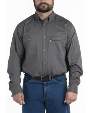 TITANIUM Berne SH21 men's utility lightweight canvas woven shirt