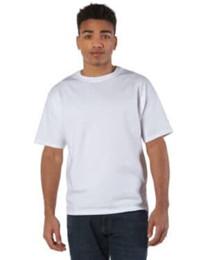 WHITE Champion T2102 adult heritage jersey t-shirt