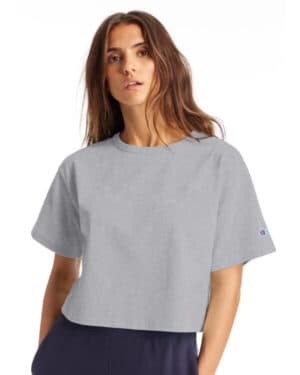 Champion T453W ladies' cropped heritage t-shirt