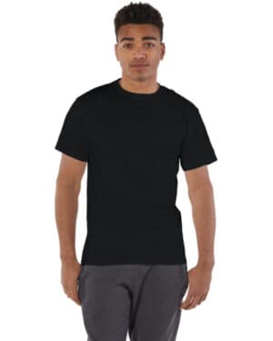 BLACK Champion T525C adult short-sleeve t-shirt