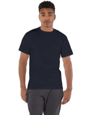 NAVY Champion T525C adult short-sleeve t-shirt