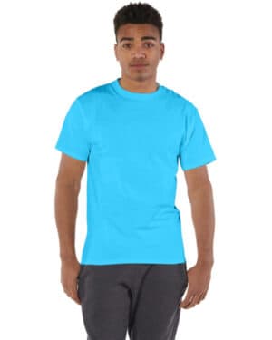 BLUE LAGOON Champion T525C adult short-sleeve t-shirt