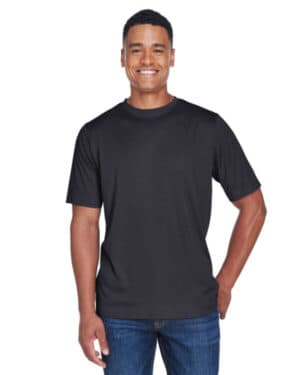 BLACK HEATHER Team 365 TT11H men's sonic heather performance t-shirt