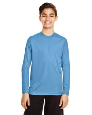 SPORT LIGHT BLUE Team 365 TT11YL youth zone performance long-sleeve t-shirt