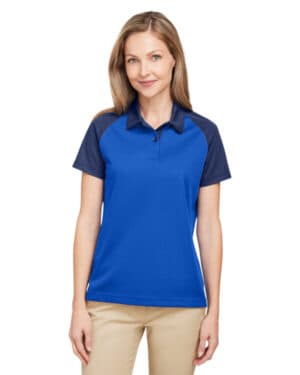 TT21CW ladies' command snag-protection colorblock polo