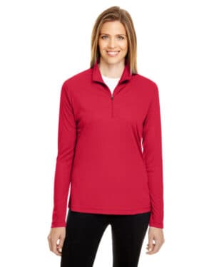 SPORT RED Team 365 TT31W ladies' zone performance quarter-zip