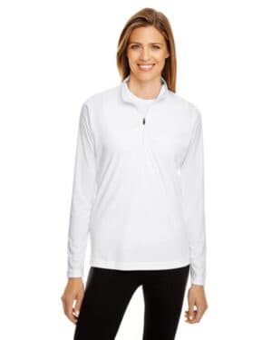 WHITE Team 365 TT31W ladies' zone performance quarter-zip