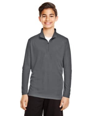 Team 365 TT31Y youth zone performance quarter-zip