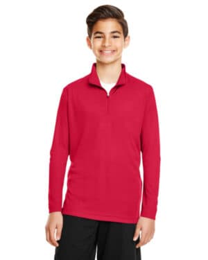 SPORT RED Team 365 TT31Y youth zone performance quarter-zip