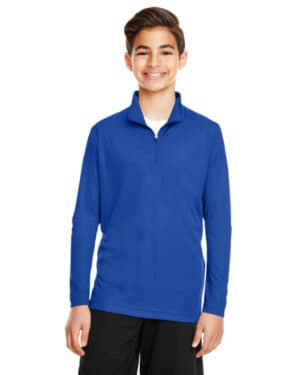 Team 365 TT31Y youth zone performance quarter-zip