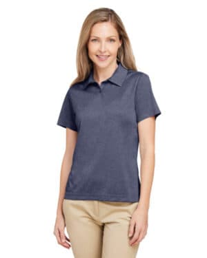 SP DARK NAVY HTH TT51HW ladies' zone sonic heather performance polo