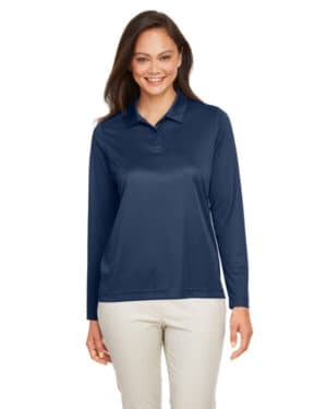 SPORT DARK NAVY Team 365 TT51LW ladies' zone performance long sleeve polo