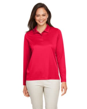 SPORT RED Team 365 TT51LW ladies' zone performance long sleeve polo