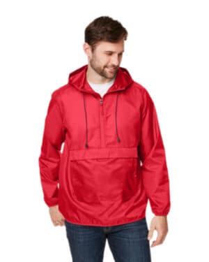 SPORT RED Team 365 TT77 adult zone protect packable anorak jacket