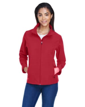 SP SCARLET RED Team 365 TT80W ladies' leader soft shell jacket