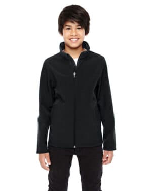 BLACK Team 365 TT80Y youth leader soft shell jacket