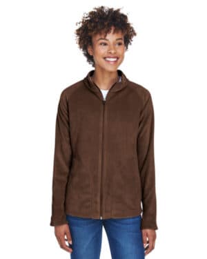 SPORT DARK BROWN Team 365 TT90W ladies' campus microfleece jacket