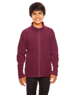 SPORT MAROON Team 365 TT90Y youth campus microfleece jacket