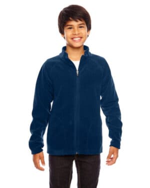 Team 365 TT90Y youth campus microfleece jacket