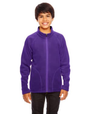 Team 365 TT90Y youth campus microfleece jacket