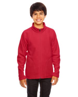 Team 365 TT90Y youth campus microfleece jacket