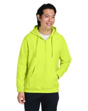 TT97 unisex zone hydrosport heavyweight quarter-zip hooded sweatshirt