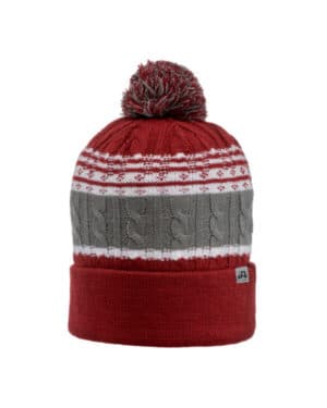 BURGUNDY J america TW5002 adult altitude knit cap