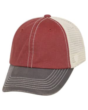 BURGUNDY J america TW5506 adult offroad cap