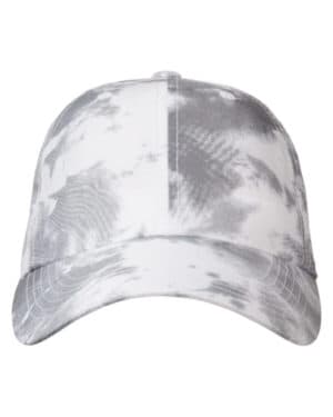 GREY TIE DYE J america TW5510 adult crew cap