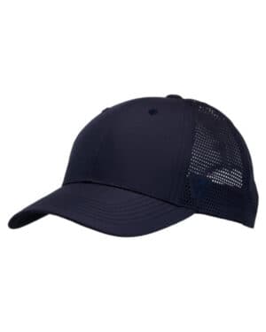 NAVY J america TW5536 flight lasercut mesh trucker hat