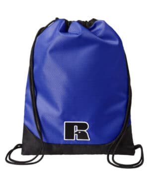 BLUE Russell athletic UB84UCS lay-up carrysack drawstring bag