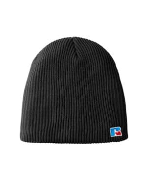 BLACK Russell athletic UB89UHB core r patch beanie