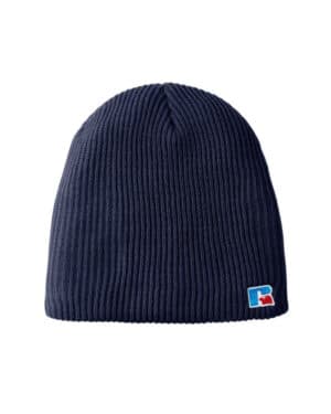 NAVY Russell athletic UB89UHB core r patch beanie