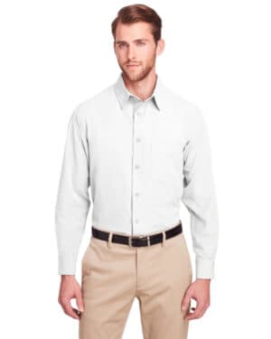 WHITE Ultraclub UC500 men's bradley performance woven shirt