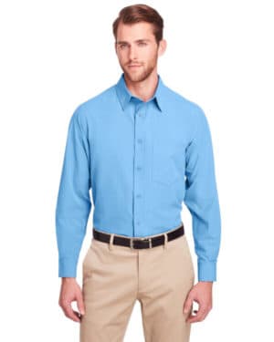 COLUMBIA BLUE Ultraclub UC500 men's bradley performance woven shirt