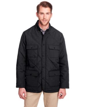 BLACK Ultraclub UC708 men's dawson quilted hacking jacket