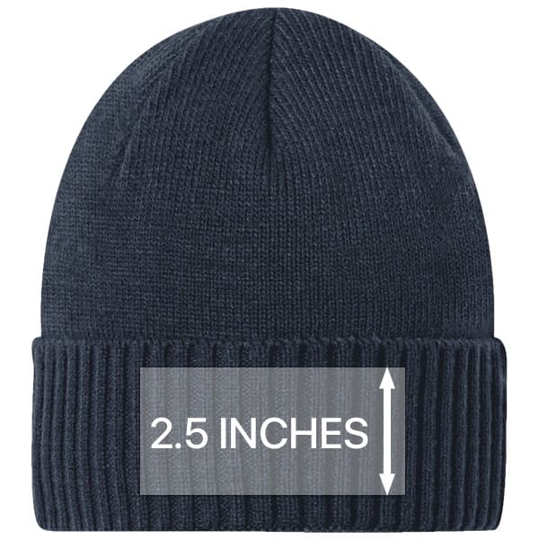 Custom Beanie Hat Personalized Text & Photo & Logo Knit Cuffed Beanie for  Men Women