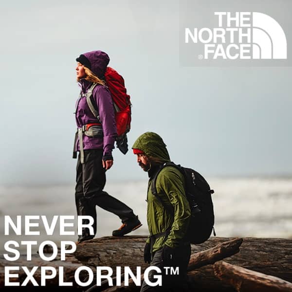 north face logo never stop exploring